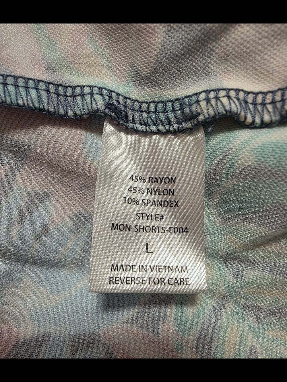 Tropical Floral Shorts in Pink, Blue & Green L or M Available - Picture 5 of 8